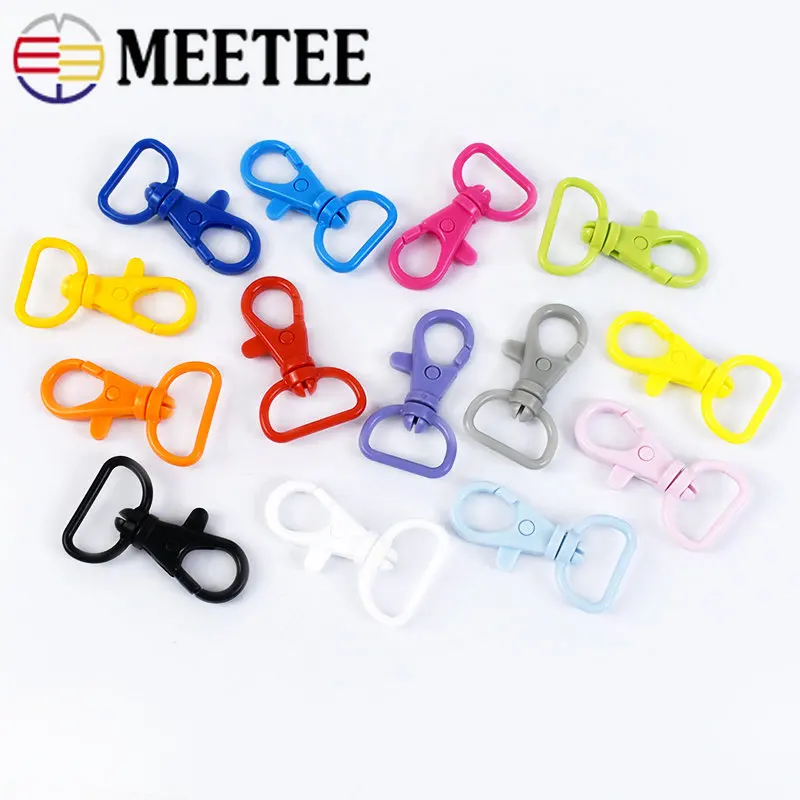 10/30Pcs 17/20mm Plastic Buckles Handbag Swivel Trigger Lobster Clasp Bag Strap Keychain Connector Clip Hook DIY Accessories