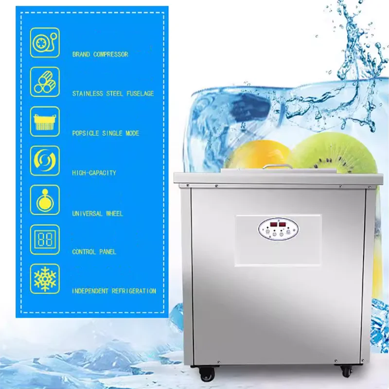 Single Mold Stainless Steel Durable Good Quality Commercial Ice   Popsicle Maker Machine
