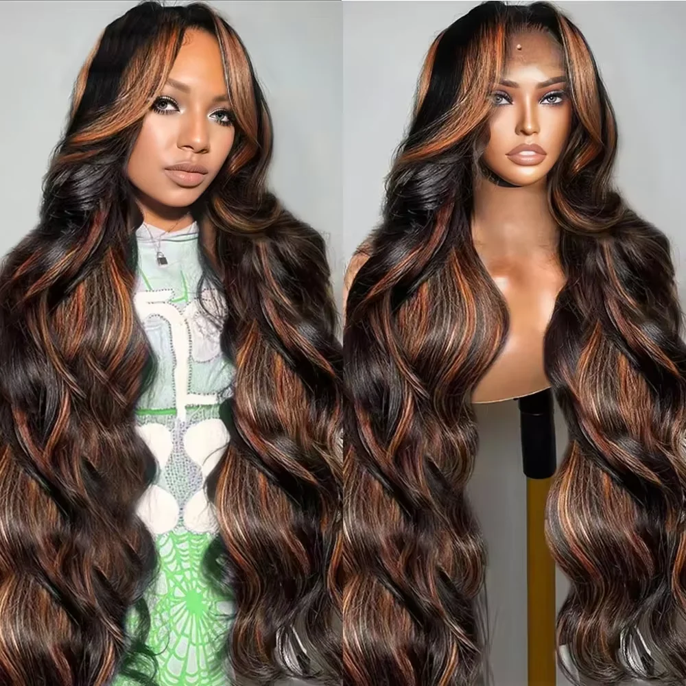 FB 30 ملون الجسم موجة 13x4 HD الدانتيل الشفاف 13x6 كامل الباروكات أمامي الجسم موجة الشعر البشري الدانتيل الباروكات للنساء 220% الكثافة