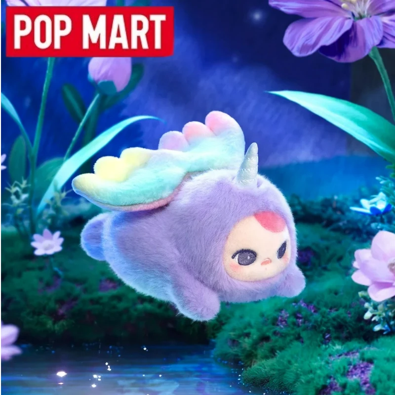 

POPMART Pucky Beanie Bables Flying Series Original Blind Box Cute Pucky Intersting Mini Action Doll For Desk Decoration Gifts