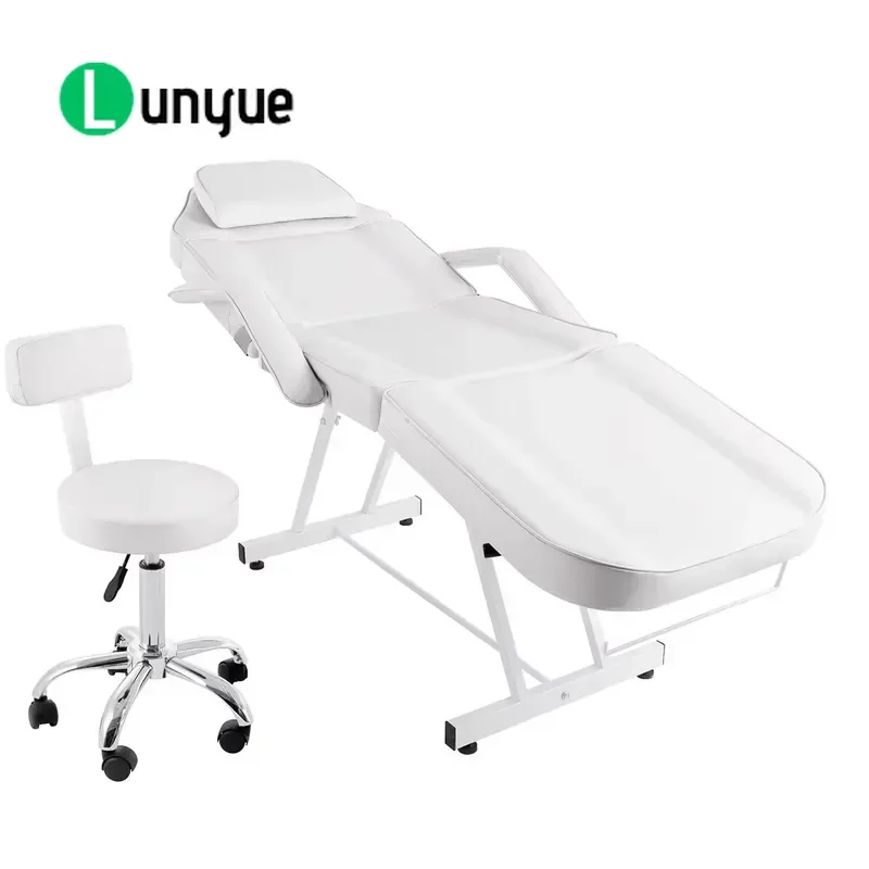 Professional Adjustable Angle Shampoo Massage Chair Foldable Synthetic Leather Furniture for Modern Beauty Gym Outdoor