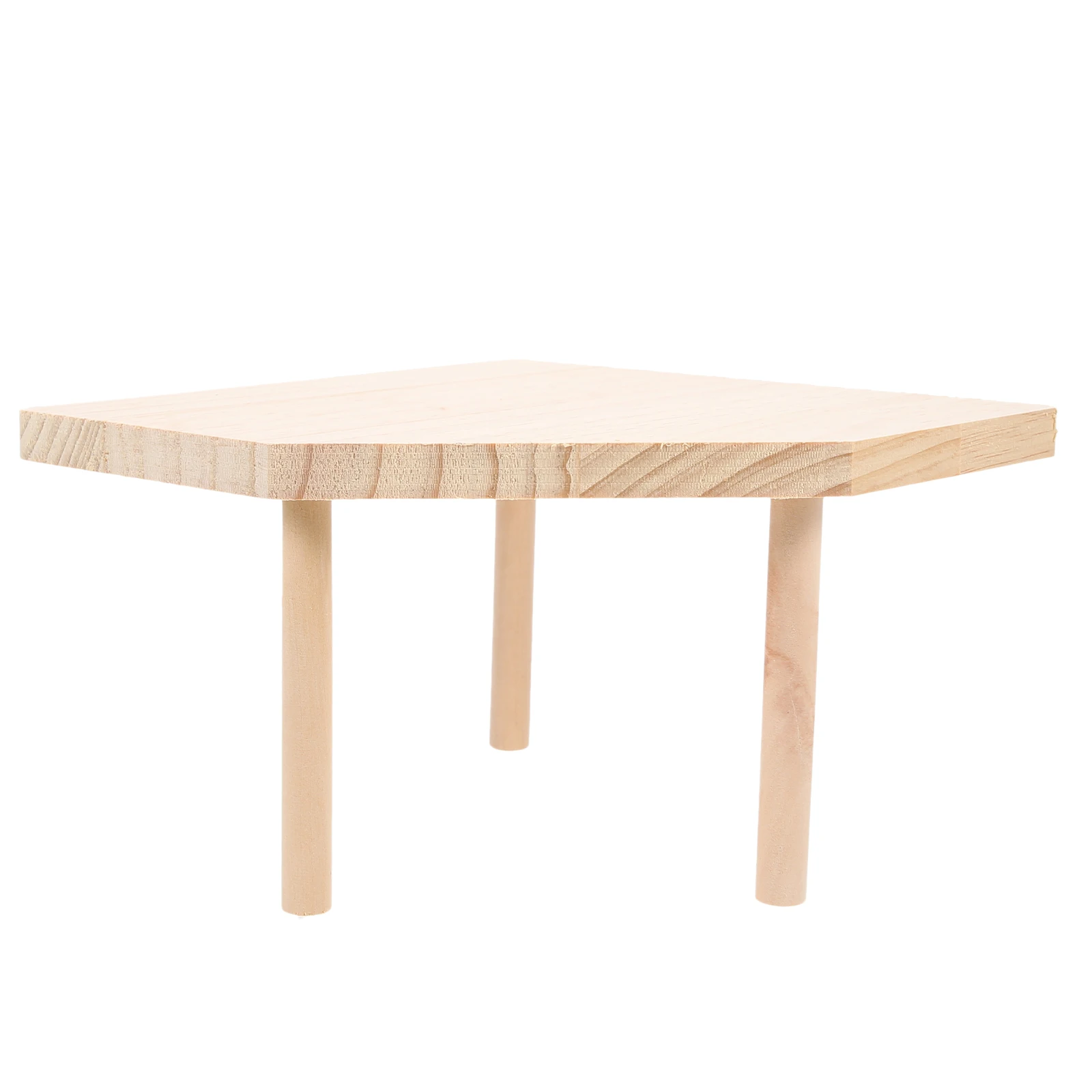 

Hamster Cage Wooden Thickened Play Wooden Hamster Training Platform Surface For Small Pet Nest Landscape Climbing Cage Decor