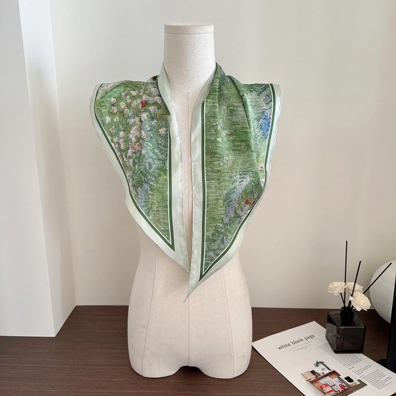 

New Spring/Summer Printed Scarf Women, High-Quality Office WearOLFashionable neck scarf office workers