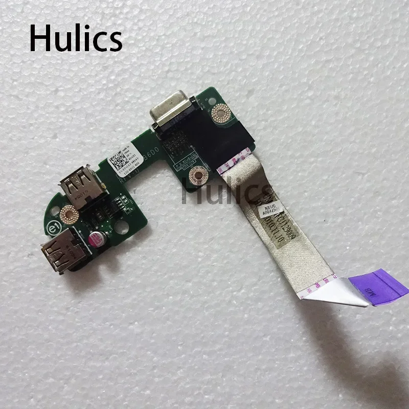 Hulics Used For Dell Inspiron 17R N7010 Genuine USB VGA Port Board W/Cable 5NCX3 05NCX3 CN-05NCX3