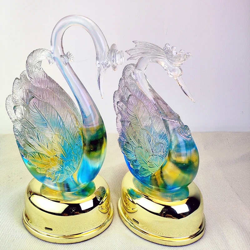 Ladies glazed night light intangible heritage merchandise glazed dream aesthetics high-end art ornament gifts