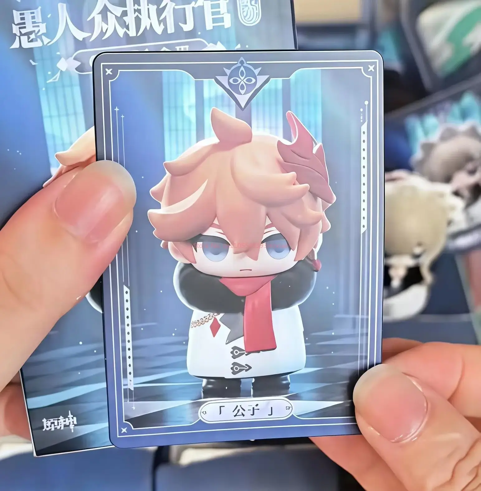 Mihoyo Genshin Impact Fatui Harbinger Q Version Serie Blind Box Desktop Mini Puppe Modell Spielzeug Trend Dekoration Überraschung Geschenke – Detail 2