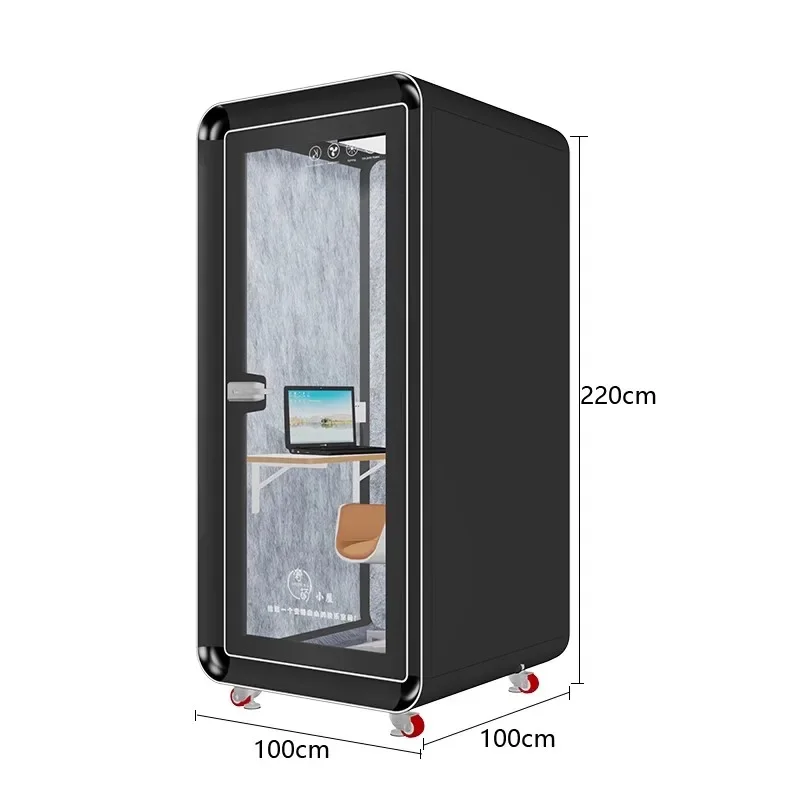 

cage de cacheté Song practice live stream Mobile recording studio mini Soundproof room Household silent warehouse Phone booth c