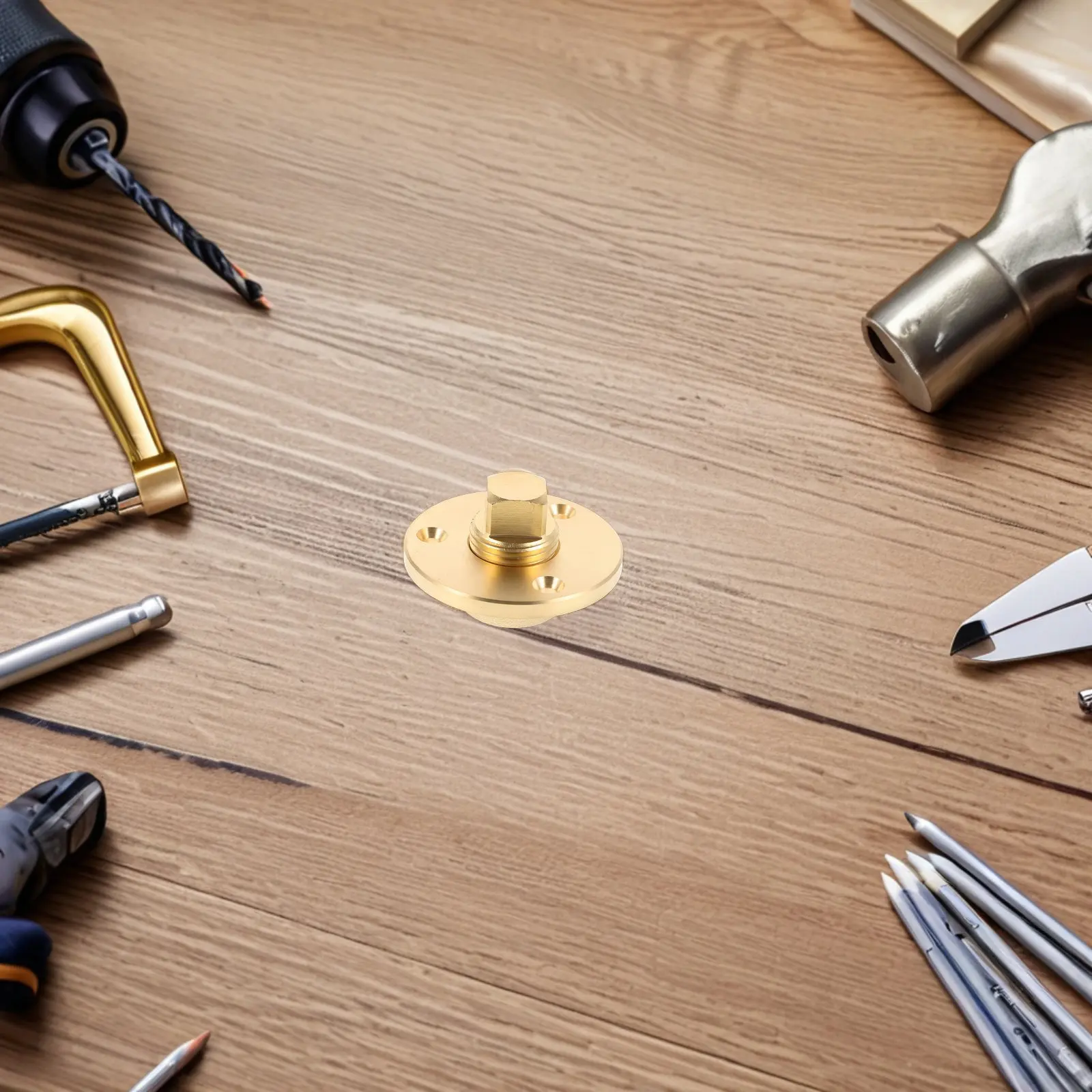 

Brass Marine Drain Plug Solid Threaded Garboard Transom Hull Fitting for Boats Yachts Kayaks Leakproof Boat Drainage Hardware