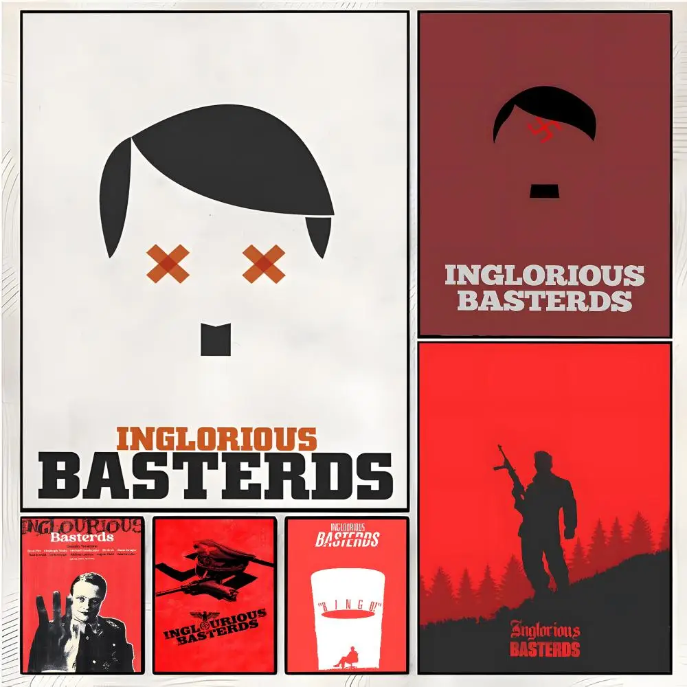 Inglourious Basterds War Alternate-History Painting Calligraphy Wall Art Mural Living Room Canvas Decor Gifts