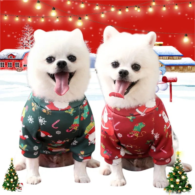 Christmas Costume Pet Dog Clothes For Dog Sweater Cute Dog Clothing Puppy Kitty Costume For Dogs Pets Clothing Chihuahua York