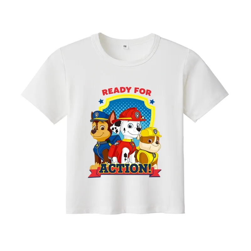 

Summer Casual Pure Cotton Children's T-shirt with Cartoon Print and Loose and Fashionable Short Sleeves for Parent-child Wear