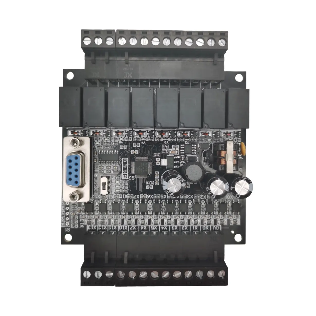 FX2N-20MR/20MT PLC Controller | 24V Programmable Logic Board 12 Inputs, 8 Outputs, RS232