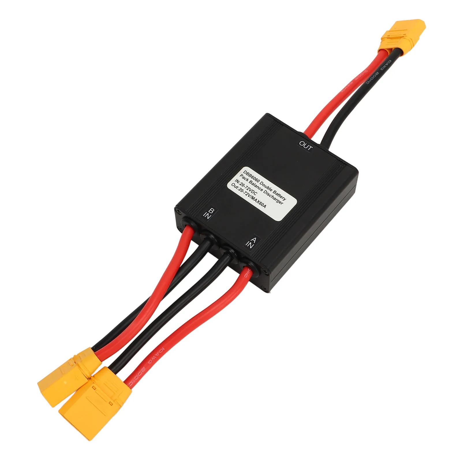 

60A 80A 100A 120A Electric Bike Double Battery Discharge Converter 20V to 72V Dual Battery Parallel Module Adapter