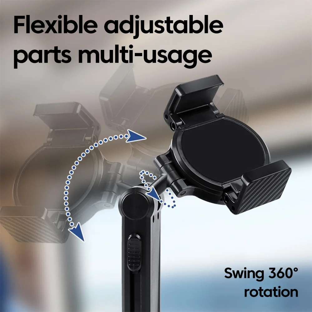 360°Adjustable Foldable Storage Mangetic Travel Phone Stand Mini Portable Mirror Lazy Holder For Universal Phone