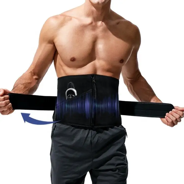 Best Ems Waist Slimming Cordless Abdominal Massage Belt Red Light Standing Treadmill Massager Belly Targeted Features