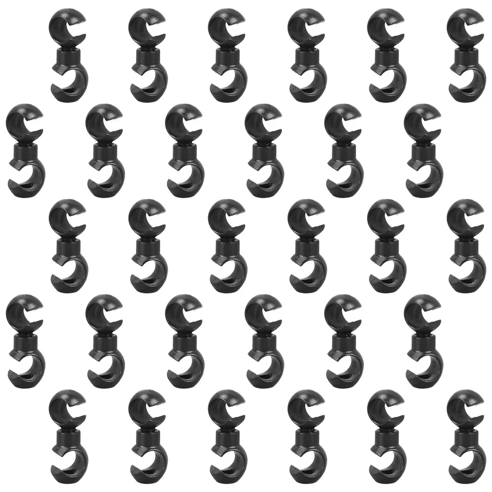 

30pcs Bicycle Cable Clips Plastic Rotating S-Hook Buckles For Brake Line Organization Tidy Wire Fixing Clamp Bike Accessories