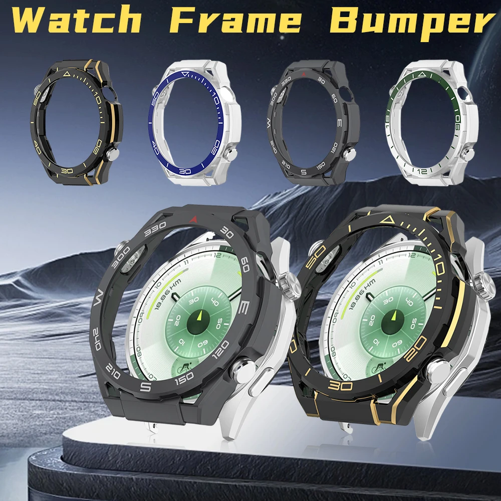 

Watch Protective Cover Frame Hollow Out Watch Frame Bumper Bumper Case Cover Accessories for Huawei Watch GT6 Pro 46mm