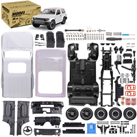 LDRC LD1297 4x4 1/14 KIT RC Off-road Vehicles 4WD MINI Wireless Plastic Control Crawler Car Vehicle Truck Model Toys DIY TH24127