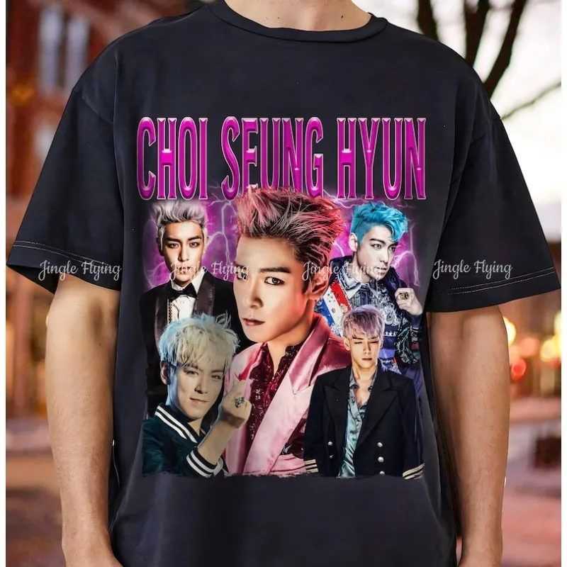 Choi Seung Hyun Vintage Graphic T-Shirt Inspired Tee Iconic Fan Merchandise Soft Unisex Cotton Retro Korean Music Fashion