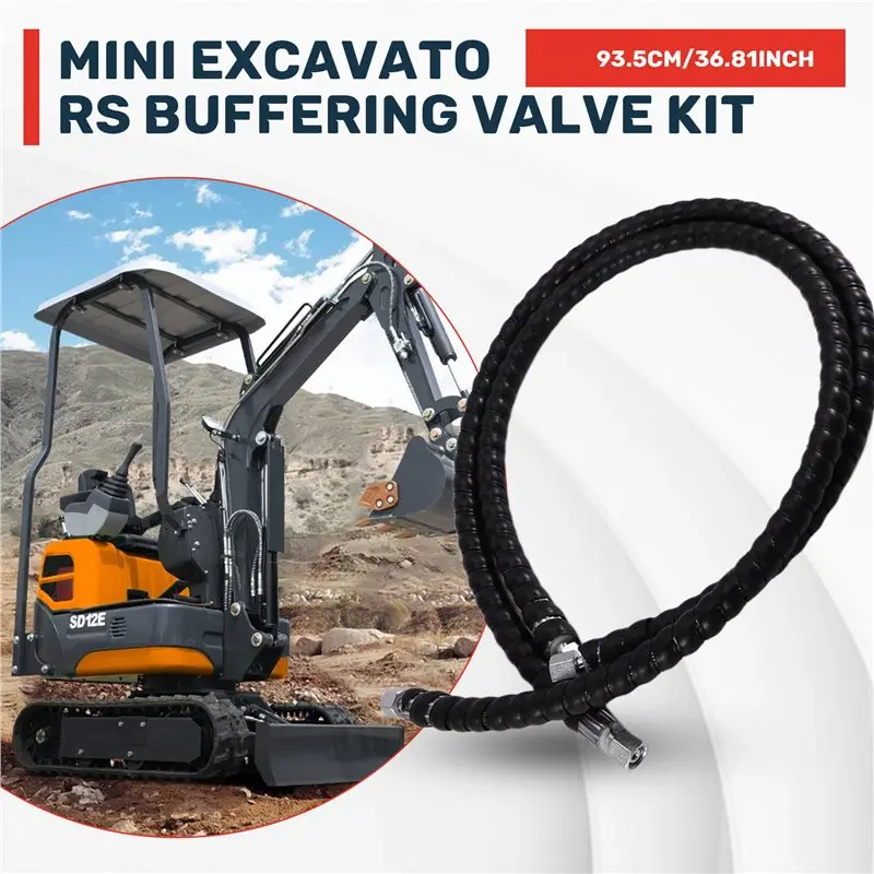 B50C VAU-1/4(10-180) Mini Excavator Buffering Valve Kit Professional Maintenance Rotary Motor System view 5