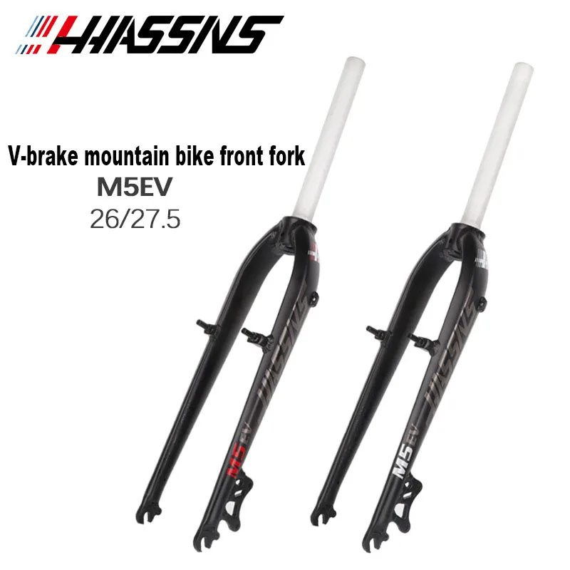 

Ultra Light Aluminum Alloy Mountain Bike Hard Fork 26 27.5-inch Pure Disc V-Brake Bike Front Fork B-pillar Straight Tube