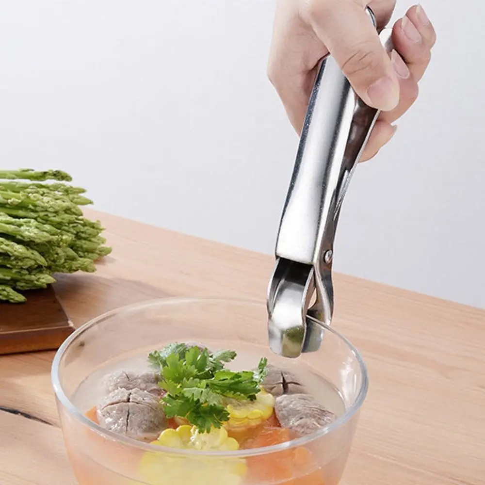 Anti-hot Clip Stainless Steel Clamp Carrying Plate Clamp Bowl Clamp Anti Scald Clip Kitchen Supplies Plate Bowl Dish Pot Holder