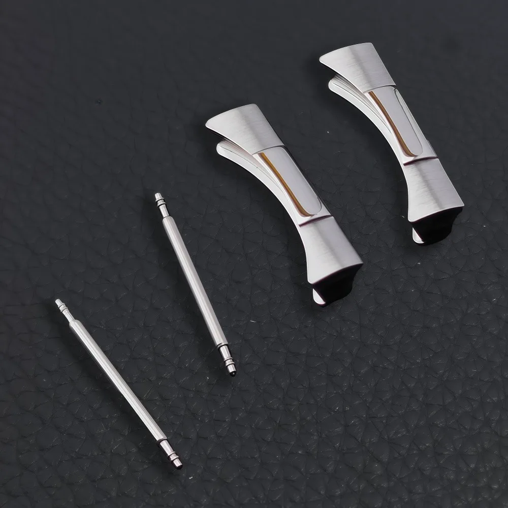 20 مللي متر وصلة نهاية منحنية وصلة نهاية لساعة اليد لساعة اليد حزام من الجلد المطاطي اتصال سلس صالح VK63