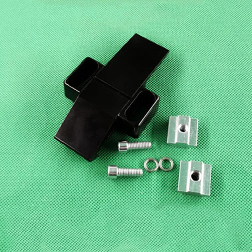 1PC Black Aluminum Alloy Door Hasp Lock Frame Fixing Accessories suitable for 3030 4040 4545 European Standard Aluminum Profile