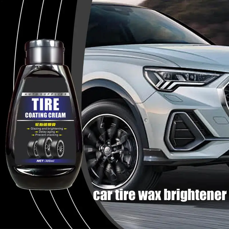 Car Tire Shine Coating Tyre Tire Shine Protectant Wax Rubber Wheel Restorer Agent Spray Polishing Brightener Auto Car Detailing