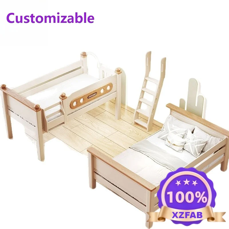 Factory Direct 2026 Two-layer mother-child bed Double high and low children's upper and lower beds Bunk beds