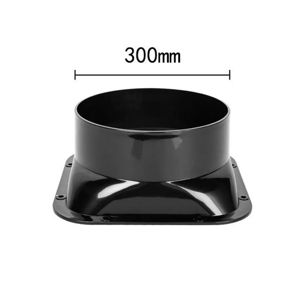 8-типный соединитель воздуховода с квадратным фланцем, АБС-пластик для шланга диаметром 100-300 мм, обратный клапан для ванной комнаты, кухни, детали вентилятора