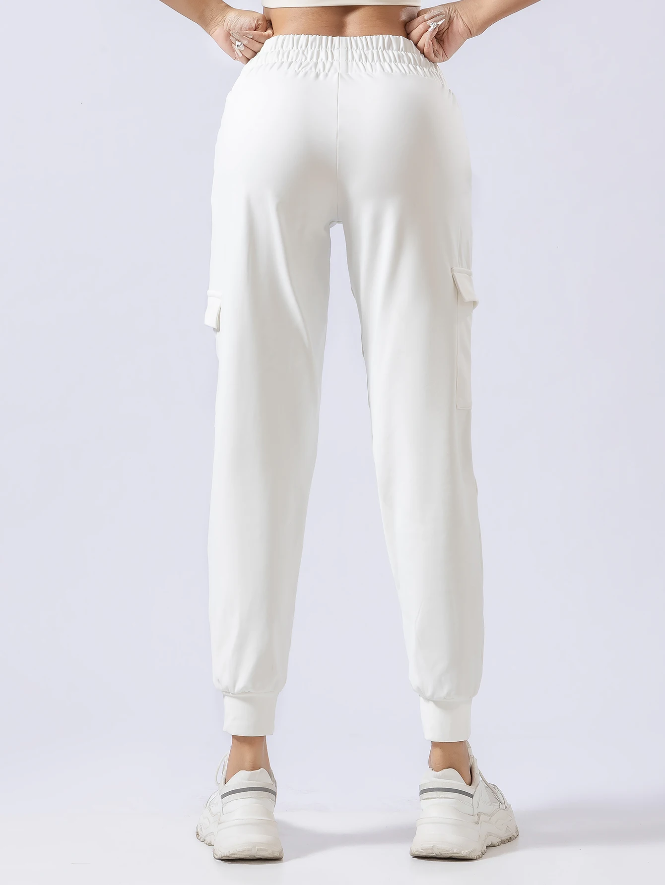 Sweatpants women plus fleece thickened winter 2024 new pants women\'s casual pants large size loose bunched feet sports pants