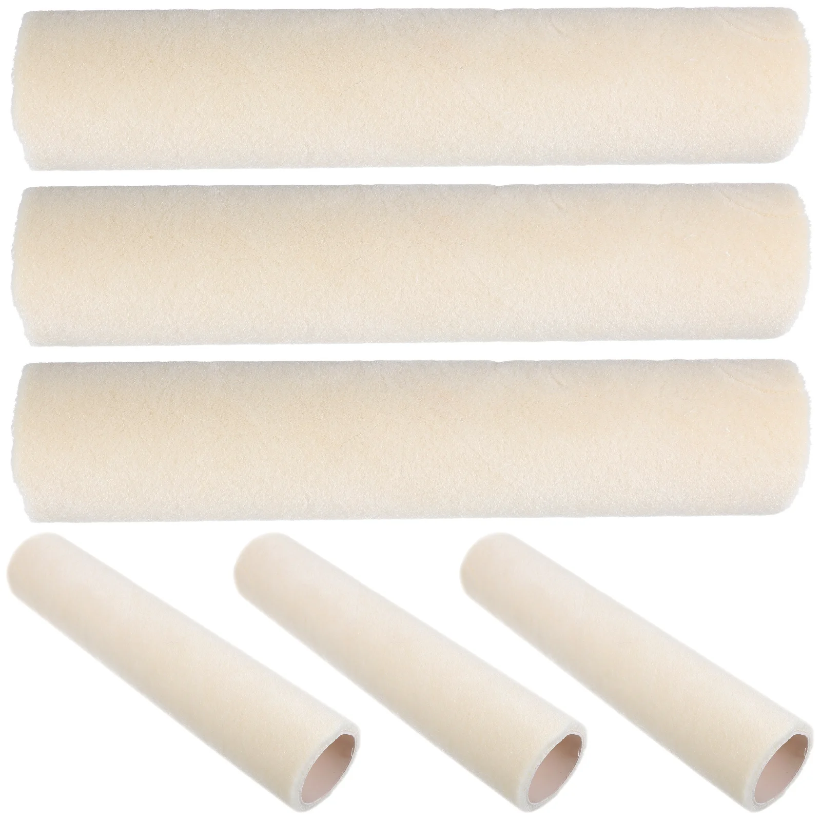 6 قطعة أغطية أسطوانة الطلاء مادة الصوف امتصاص قوي بكرة كبيرة قابلة للفصل لمستلزمات طلاء الجدران أدوات إصلاح المنزل #3