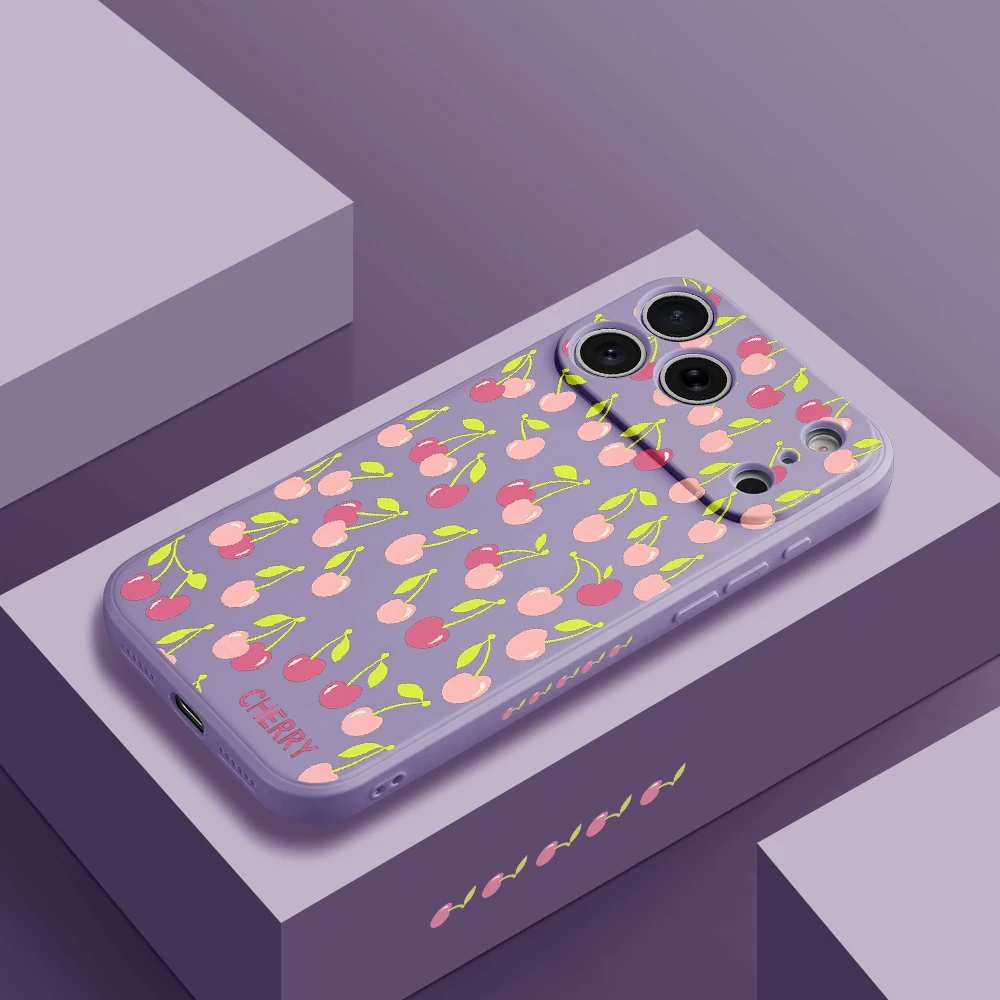 Cherry Print Phone … - image