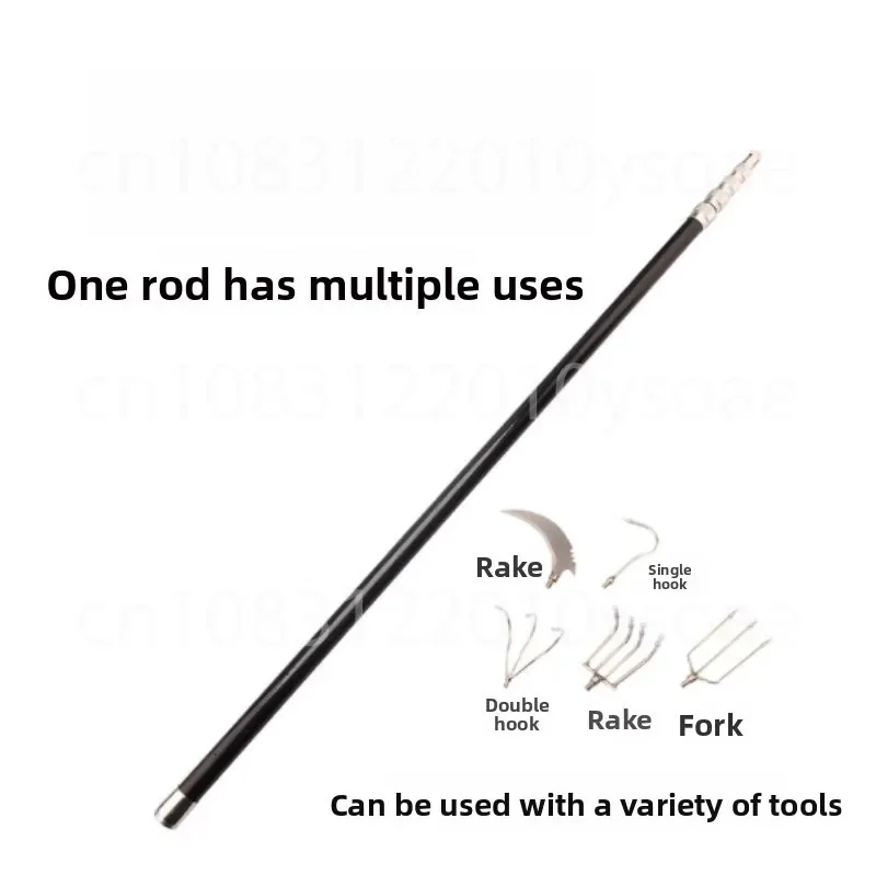 4M 5M 6M 7M Multifunctional Carbon Dipnet Rod Hardened Fishing Rod Big Thing Dip Net Fishing Gear