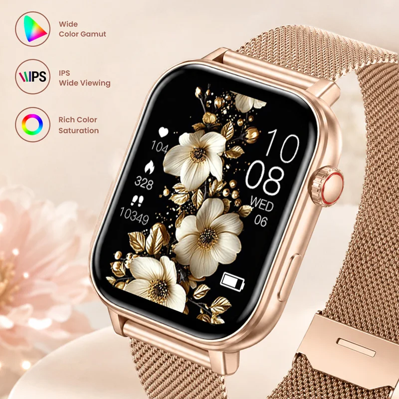 Smart Watch Men Women HD AMOLED Voice Call   GPS Tracker Sports Watches Custom Dial for Motorola Moto G53y Oppo Find X2 Pro