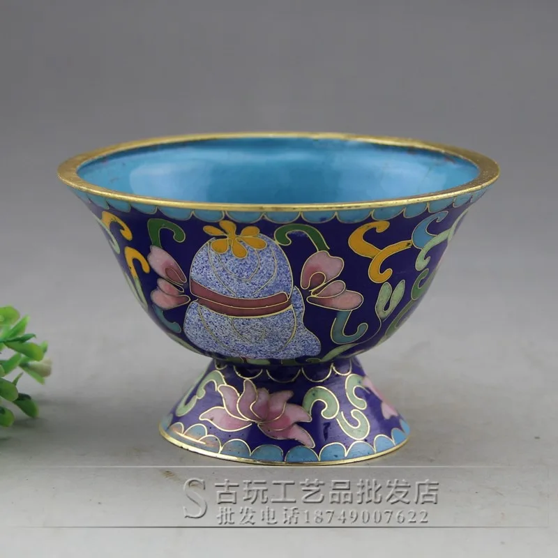 

Filigree Enamel Crafts Gifts Cloisonne Bowl Decoration Home Furnishings