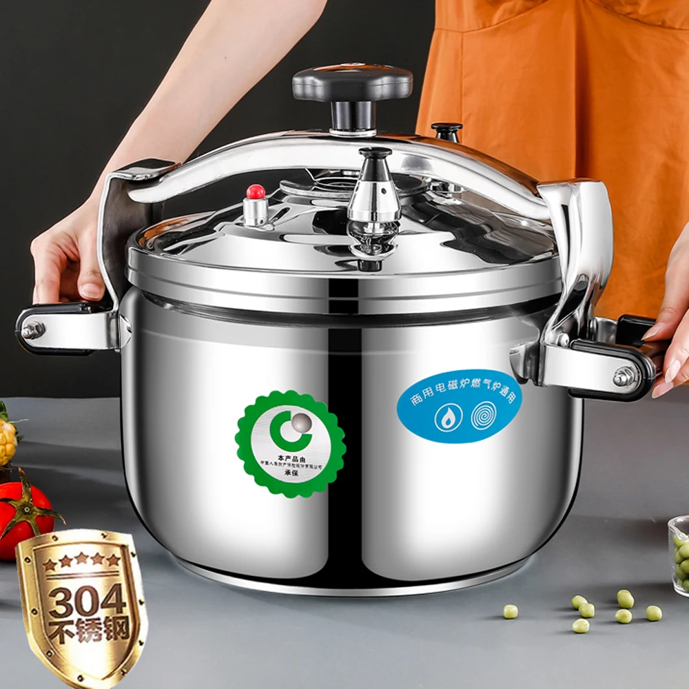 Explosion-Proof Pressure Cooker Pot, Gas Stove Induction Cooker, General Large Capacity, Stainless Steel