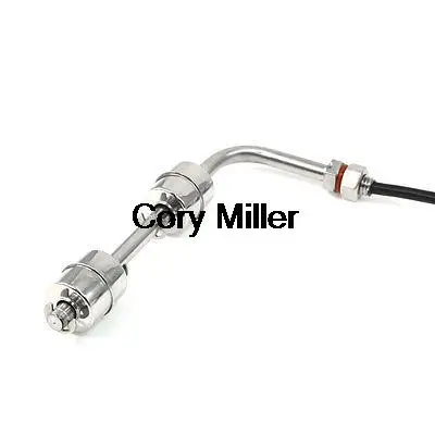 Double Ball L Shape Bend Stainless Steel End Vertical Floating Float Switch