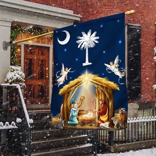 South Carolina Christmas Nativity of Jesus Flag Graden Flag FFLCCE ZZA WWL IIC