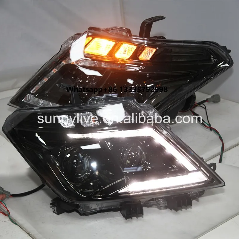 

New Arrival LED Headlight for NISSAN Patrol LED Head Light 2010--2014 Year Black Housing Lf