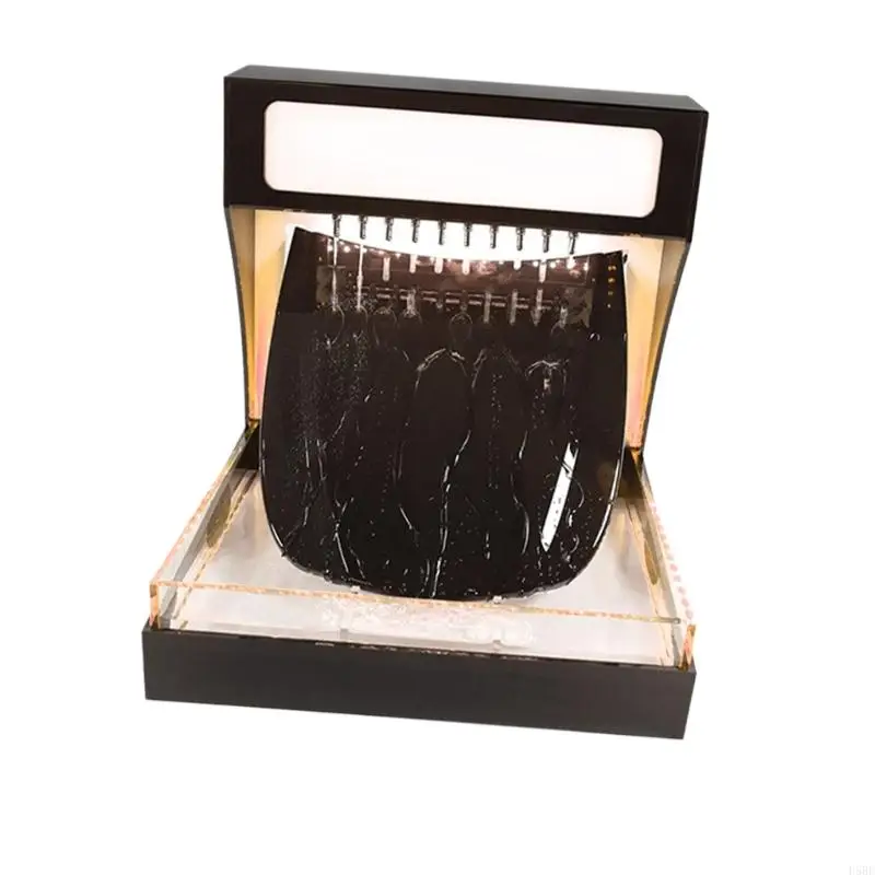 D5BE Acrylic Hydrophobicity Display Machine for Car Wrap Film and Coating Sample Presentation with Curved Panel Tray