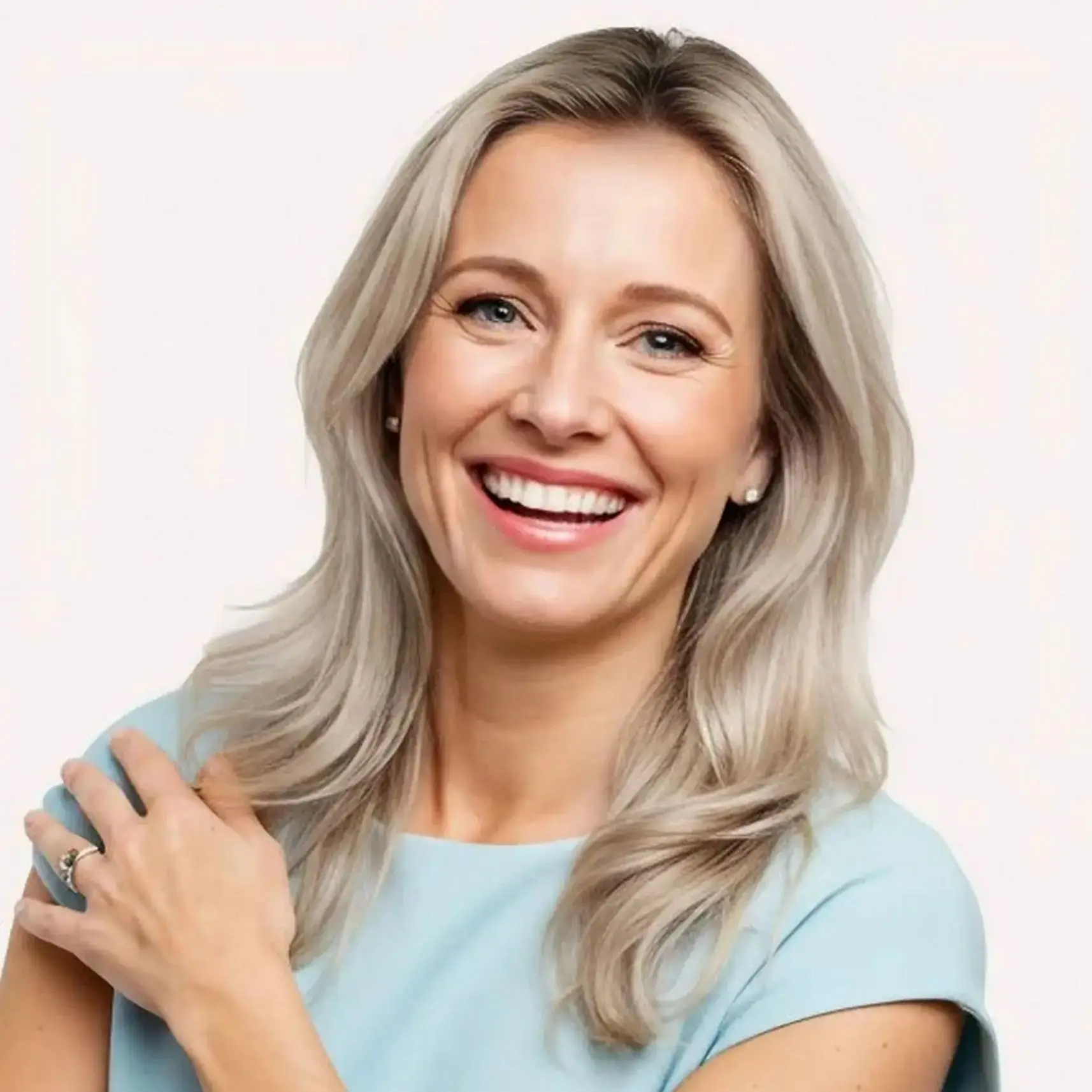 

Синтетический парик 13x4 с кружевной передней частью, волнистый, с предварительно выщипанной естественной линией роста волос, пепельно-русый с серебристо-серым омбре, без клея, женский