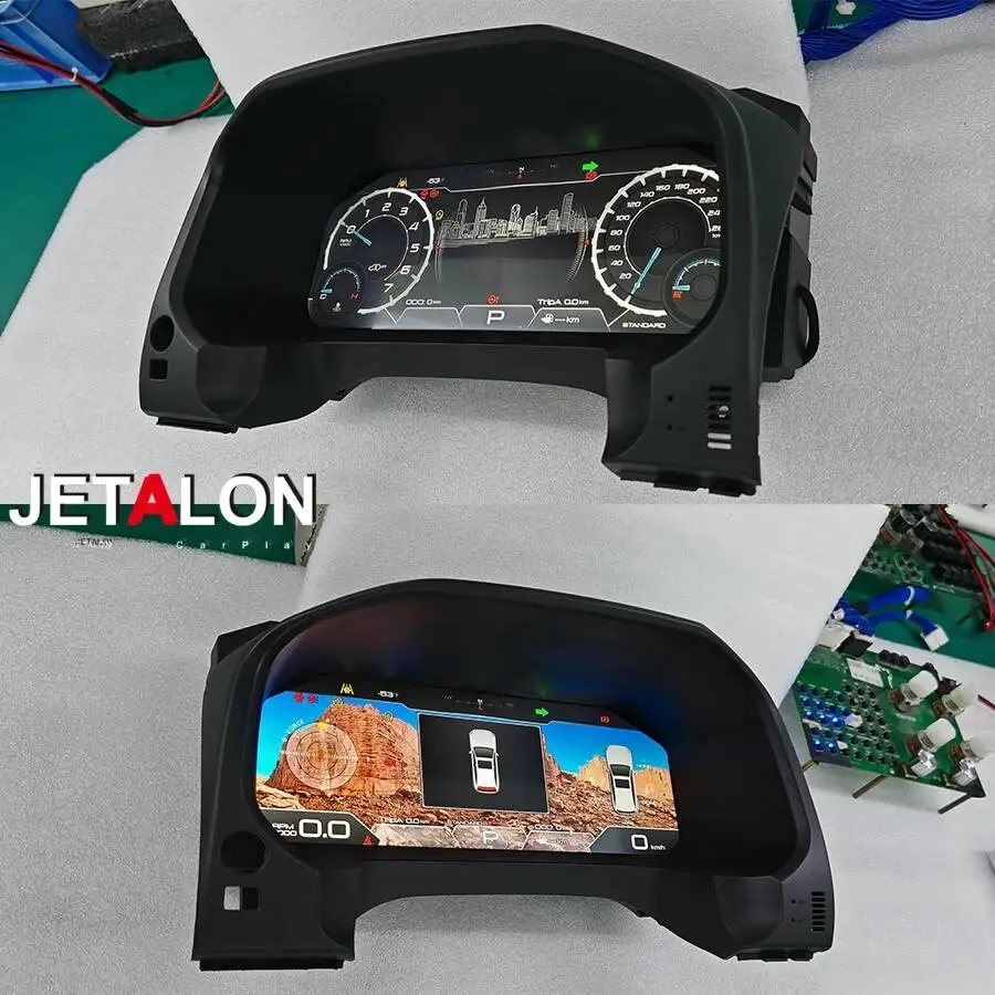 

12,3-дюймовый цифровой приборный дисплей для Toyota Prado Land Cruiser 150 2010-2023, виртуальная приборная панель