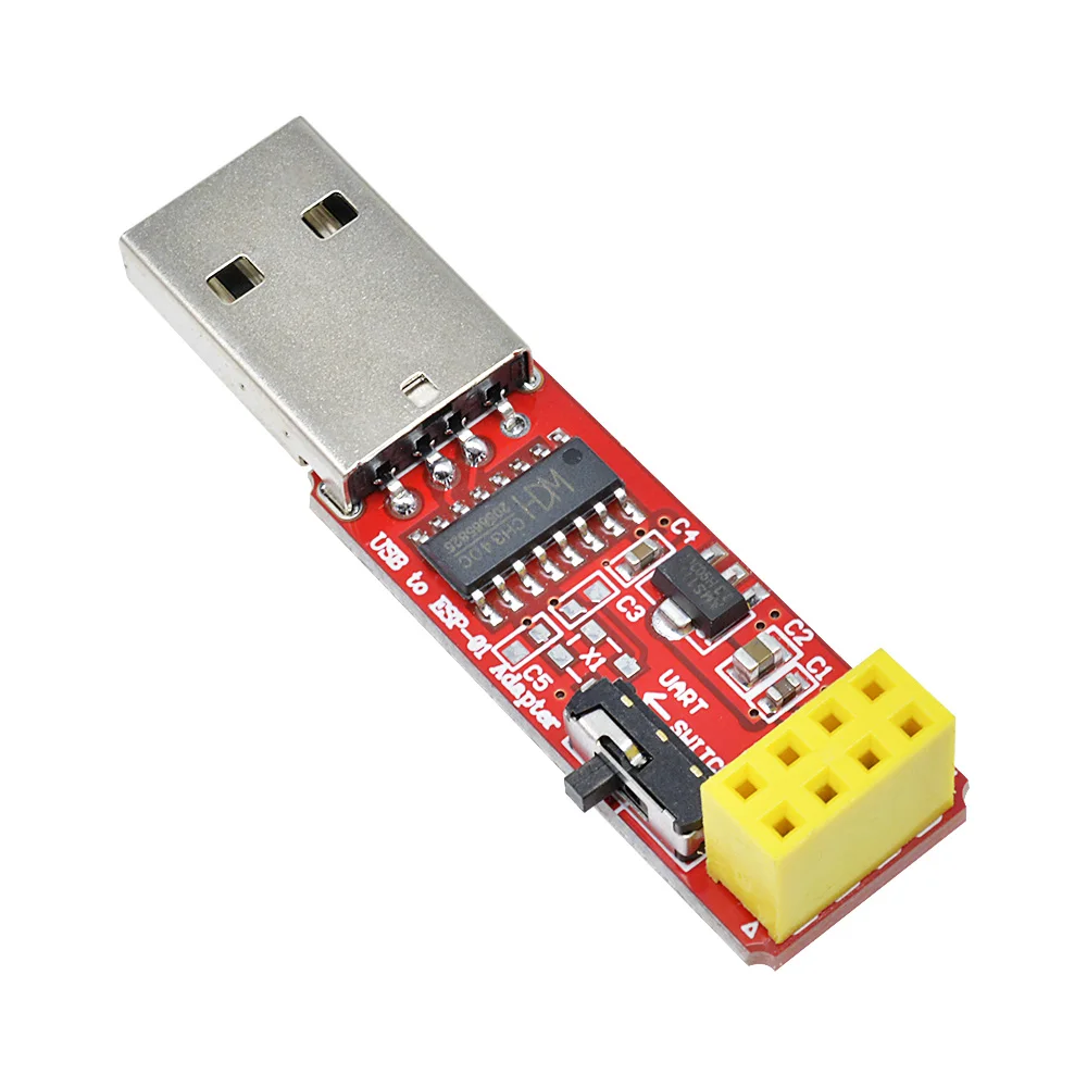 CH340C driver USB to ESP8266 adapter module ESP-01 Prog ESP-01S programmer downloader WIFI adapter board module