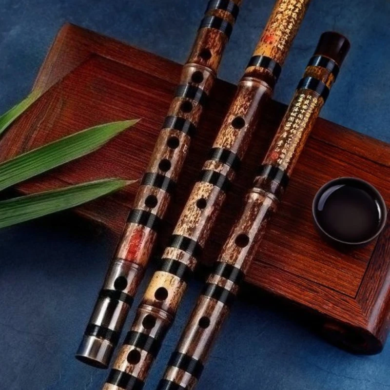 

Purple Bamboo Flute Chinese Traditional Flute Children Beginners Learning Flutes Professional Performance Music Instruments