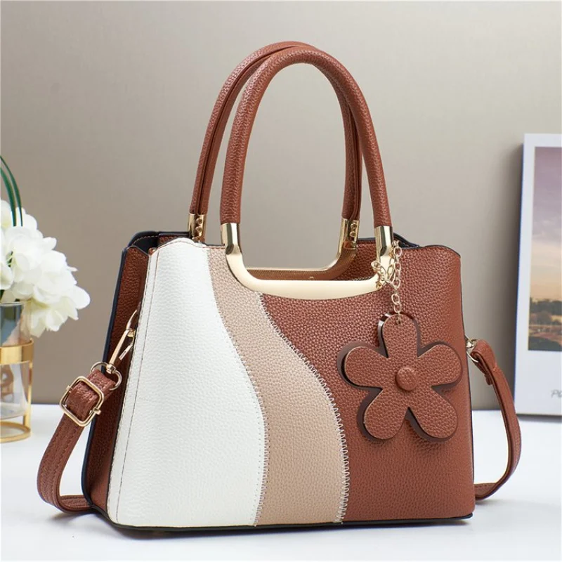 

Modish Women's Crossbody-Bag Made Of Camellia-Patterned Leather Boasting Trendy Famous Lasting Spacious Daily Look​