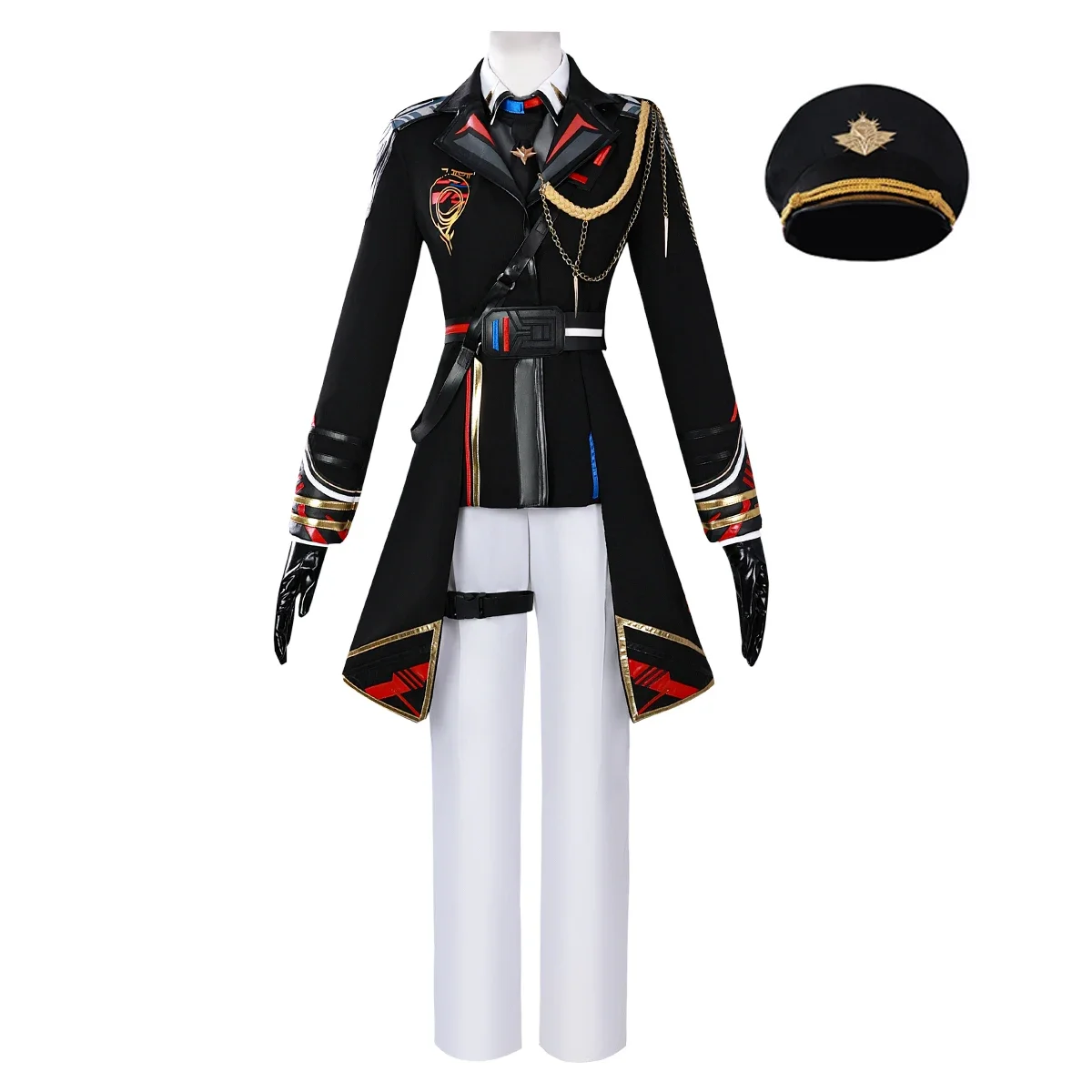 

Cosplay Love and Deepspace Game Cosplay Costume Uniforms Female Version Coat Shirt Pants Hat Cos Convention
