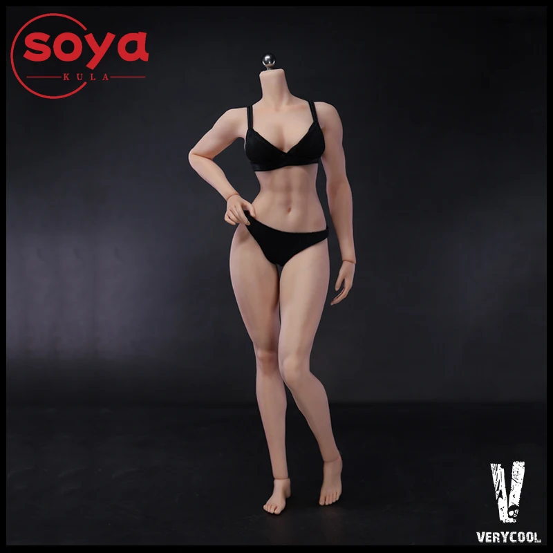 

VERYCOOL VCD-05B 1/6 Bodybuilding Muscular Physique Body 26cm Female Natural Skin Seamless Action Figure Silicone Body