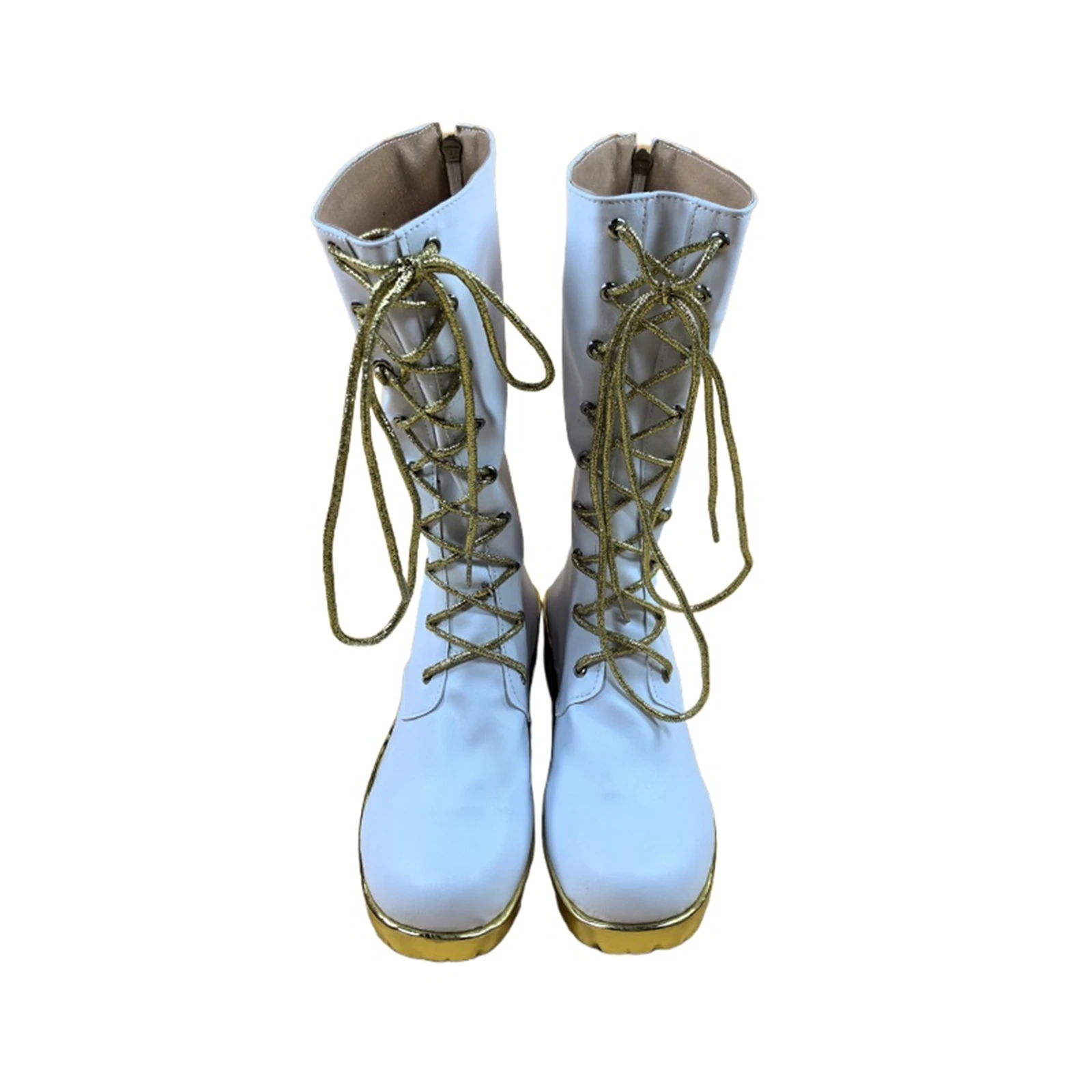 Zoey Cosplay Shoes Women White Boots Halloween Carnival Party Role Playing Props